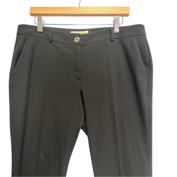 Michael Kors Black Pleated Front Pants Size 10 Casual Slacks Career Business - Picture 4 of 13